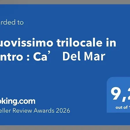 Nuovissimo Trilocale In Centro : Ca' Del Mar Daire *